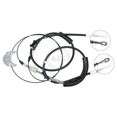 Cable de accionamiento, freno de estacionamiento A.B.S. K17565 Garantía Incluida